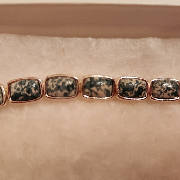 Blue and White Sterling Silver Bracelet, Giftable- still in box - Picture 3 of 3